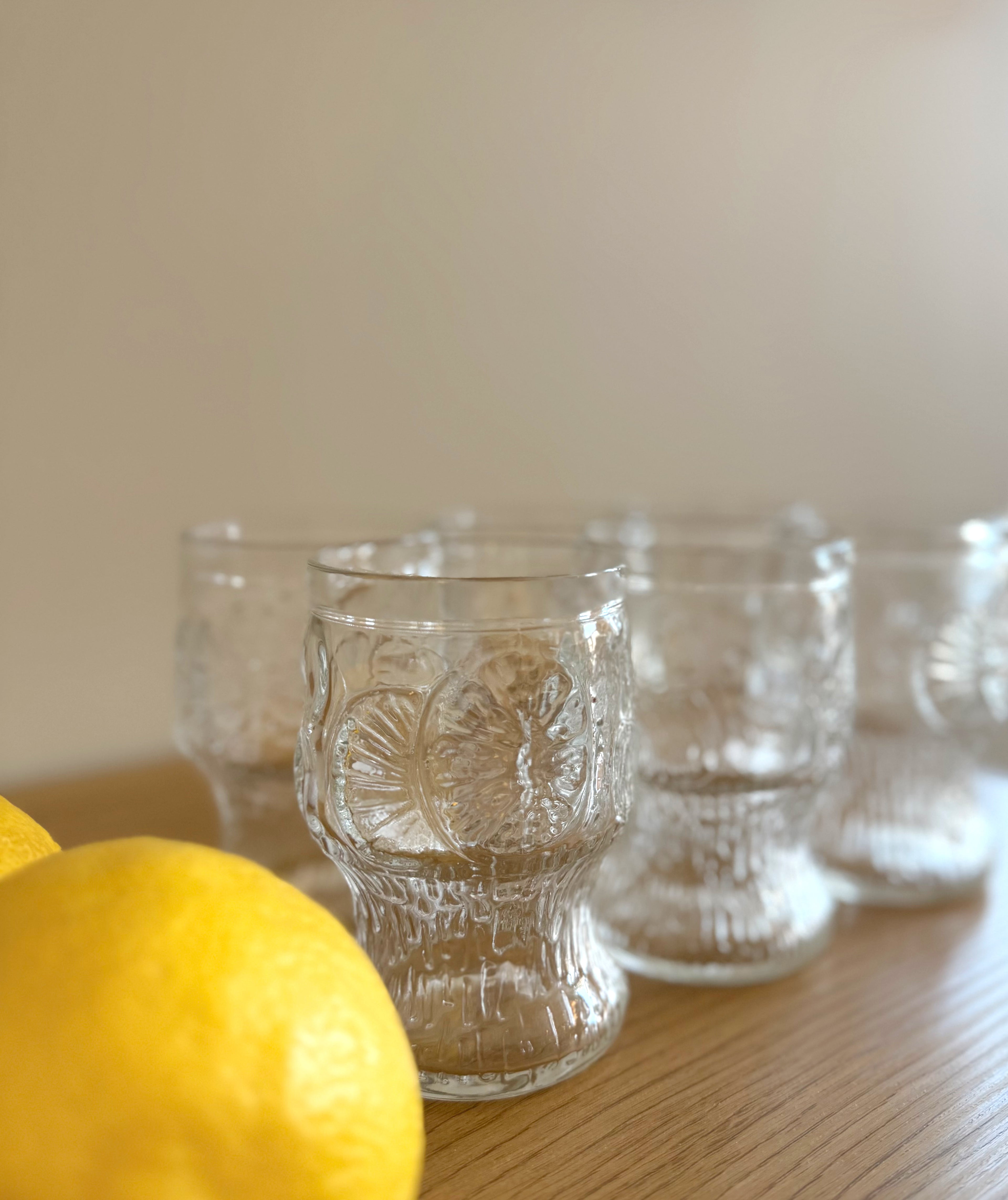 Vintage Fidenze Vetraria-glass (6stk)