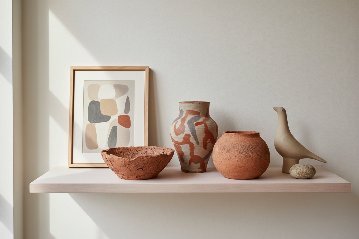Curated ceramics and art
